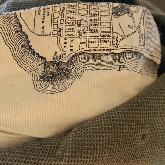 Taylor Stitch The Après Pant in Cypress Sashiko Green Size Large - Picture 3 of 5